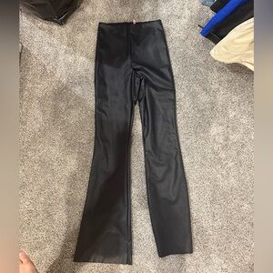 Steve Madden Leather Flare Pants
